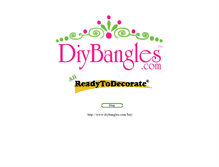Tablet Screenshot of diybangles.com